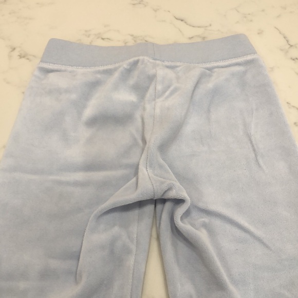Girls Size 6/7 Juicy Black Label Velour Sweatpants - Picture 7 of 8